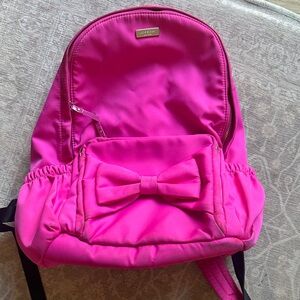 Kate Spade Vibrant Pink Kids Backpack with Bow